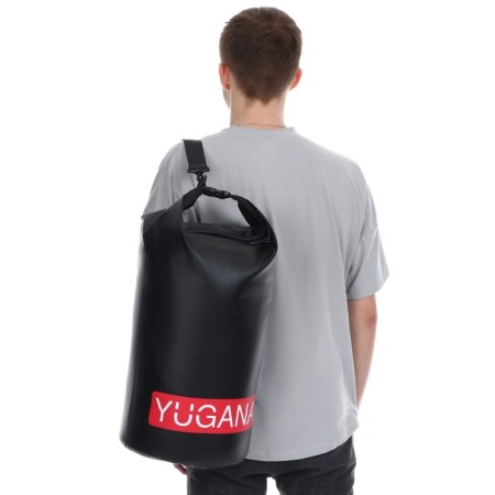 Yugana Germushka, PVC, waterproof 30 liters, one belt, black-12