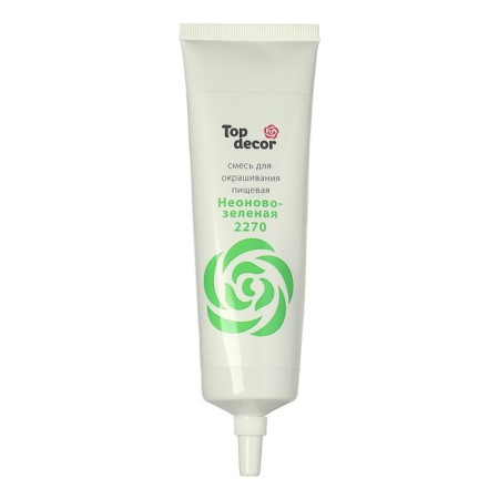 Food dye Top Decor liquid “neon-green”, 100 g-3