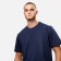 T-shirt masculine, dark blue color, print, size 46 (m)