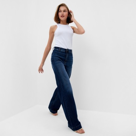 Pants women's jeans minku slim fit Blue Blue, rr 46 (height 168)-8