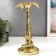 Souvenir Polystone Squint "Snake on Palma" gold 31x13.5x13.5 cm