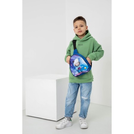 Baby backpack for a boy over the shoulder "Shark", 23x20.5 cm-6