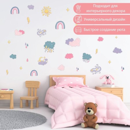 Interior color sticker "Weather" 30x60 cm