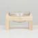 Single stand with a bowl of transparent glass 16 x 14.5 x 6.5 cm 250 ml
