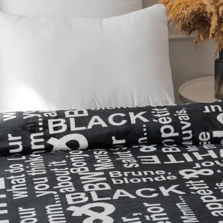 Black & White 150x200cm Palace, Aerosoft 190g/m, PE 100%-7