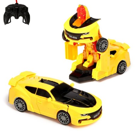 Robot Radio -controlled "Autobot", transforms, works from batteries, color mix