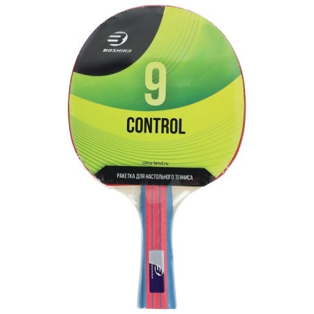 Boshika Control 9 table tennis racket, for beginners, a 1.8 mm sponge, a conical handle-4