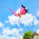 Plug "butterfly eddra", length 60cm, mix