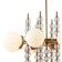 Cel and Queenly 8xe27 40W, size 78x78x75.5-109.5 cm, bronze color
