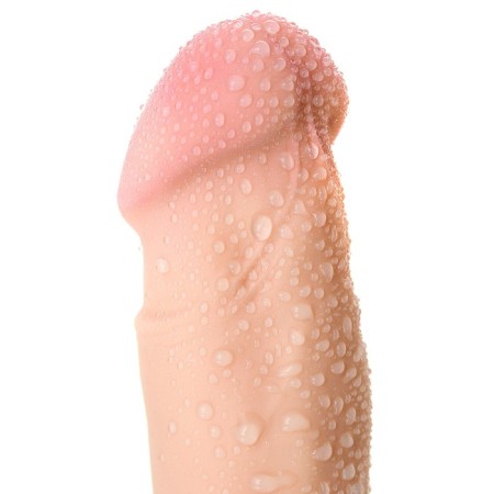 Realistic vibrator Toyfa Realstick Elite Vibro, TPR, bodily, 7 vibration modes, 18.5 cm 7647-9