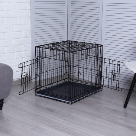 Dogs for dogs No. 2 with a pallet, folding, 62 x 48 x 53 cm-6