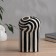 VAZ Coramics Table "Picasso" (manual painting) volume in strip, 22x12.5 cm, black and white 10455