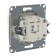 Glossa switch Sche GSL000311, 10 A, 1 key, hidden, aluminum color