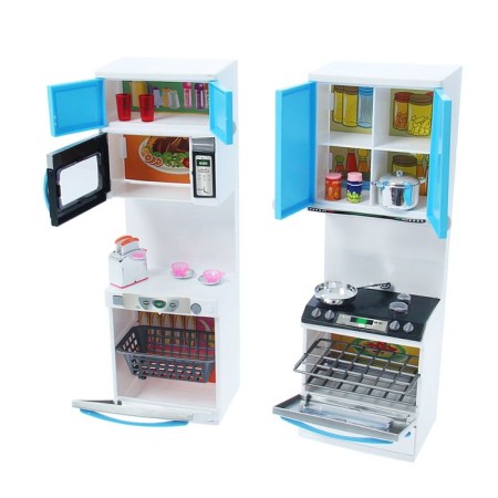 Kitchen for dolls with accessories, light and sound effects-1