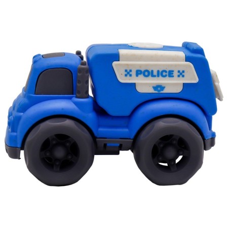 Eco-machine Funky Toys "Police", Blue color, 10 cm-2
