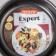 Stein "Expert", 1.7 l, d = 20 cm, plastic handle, glass cover, anti -stick coating, burgundy color