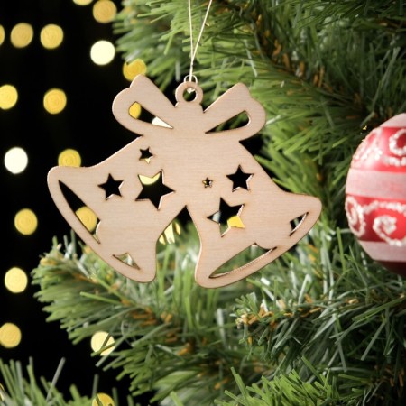Toy on the tree "Bells" 8x9 cm