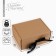 Gift folding box, packaging, “craft, black tape”, 22 x 16.5 x 10 cm