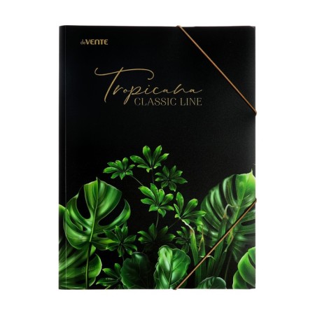 A4, 400MKM elastic band, the texture "sand", foil embossing, Devente tropicana, 3070228