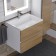Walked shells Uperwood Barsa, 60 cm, rectangular, white
