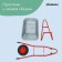 Construction car, 1 pneumatic fire, cargo/p 200 kg, volume 110 liters, galvanized body 0.8 mm, Greengo