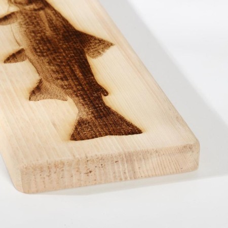 Defense board "trout - to the best fisherman", 40x14.5x2 cm-3