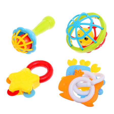 A set of rattles with teeth teeth, 7 items-1