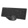 Keyboard + Mouse A4Tech FSTYLER FG2400 Air Claw: Black Mouse: Black USB Wireless Slim (106853
