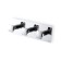Bath mixer D&K Hessen Grimm DA1384801, three -wound, built -in, chrome