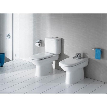 Roca Giralda Zru9000046, Duroplast, white toilet cover, white-1