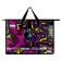 Folder for drawings and drawings A3, 450 x 330 x 90 mm, handles, plastic, zipper on top, phoenix acid style