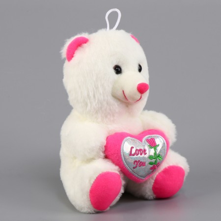 Soft toy "Trunk with heart", the color is red-7