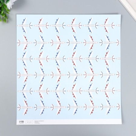 Scrapbooking paper bilateral "transport" density 180 g 30.5x32 cm-3