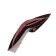 Wallet, button, 6 pockets, 1 section for trifles, n/k borderly fleet/Bordeaux crocodile