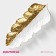 Daille of the Golden Leaf, 38 × 15.5 cm, gold with white with white