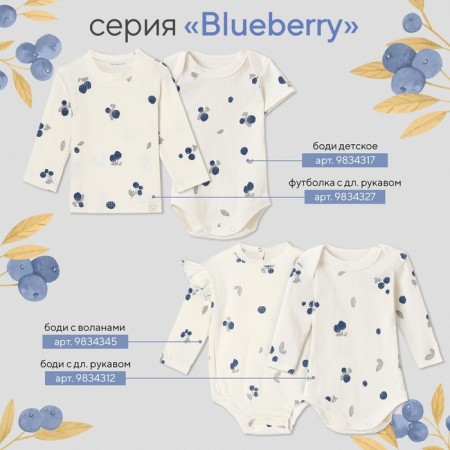 Body with DL. Sleeve crumb I am Blueberry p. 86-92, milk-5