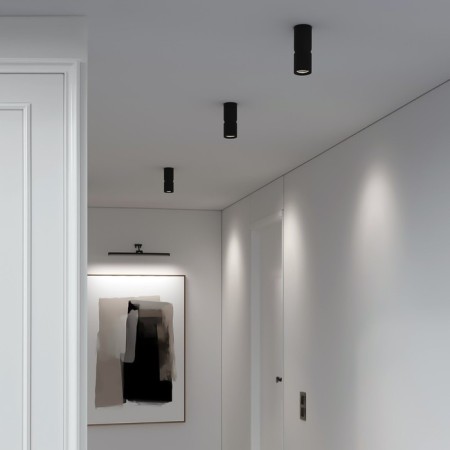 Lamp ceiling accent Elektrostandard, Kayo LED 12 W, 60x60x155 mm, IP20, black color-1