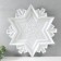 Figure "Snowflake" Big silver, half, 66.7x63.5 cm