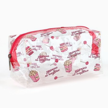 PVC cosmetic bag, 14x8 cm mix-6