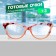 Ready glasses GA0530 (color: C2 Orange print; diopter: + 3; tint: no)