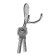 Hook furniture tundra TKD026, two -rod, chrome