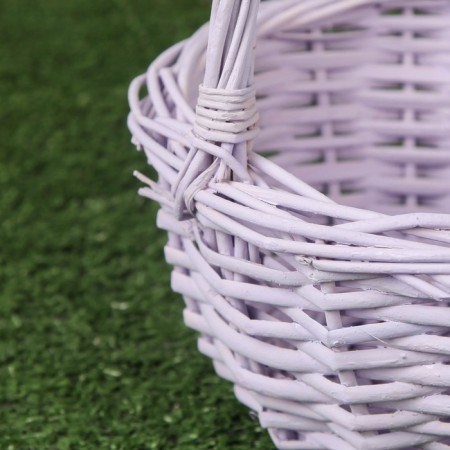 Wicker basket, 20 × 20 × 11.5/25 cm, willow-1