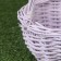Wicker basket, 20 × 20 × 11.5/25 cm, willow