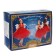 Sandochka carnival costume, do it yourself, corset, ribbons, brooches, accessories