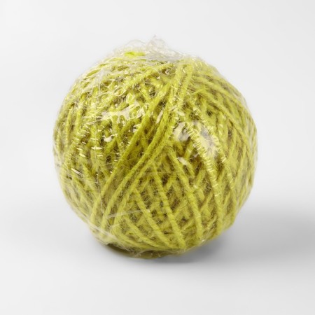 Shpagat for weaving, jute, d = 3 mm, 50 m, color yellow mix-4