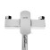 Bath mixer Zein Z3849, single -leaf, pour 30 cm, shower set, watering can 5 dir, chrome