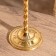 Candlelick for 1 candle "A wave" Brass 22.5x9x9 cm