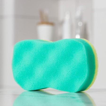 Body sponge with a massage layer "eight", 14.5 × 8 × 4 cm, color mix-2