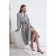 Essential robe, multilayer muslin, size m, color gray color