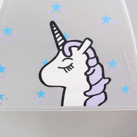 Children's umbrella "unicorn", purple, d = 90 cm-3